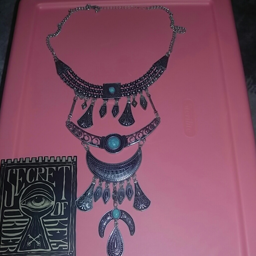 Ornate statement necklace